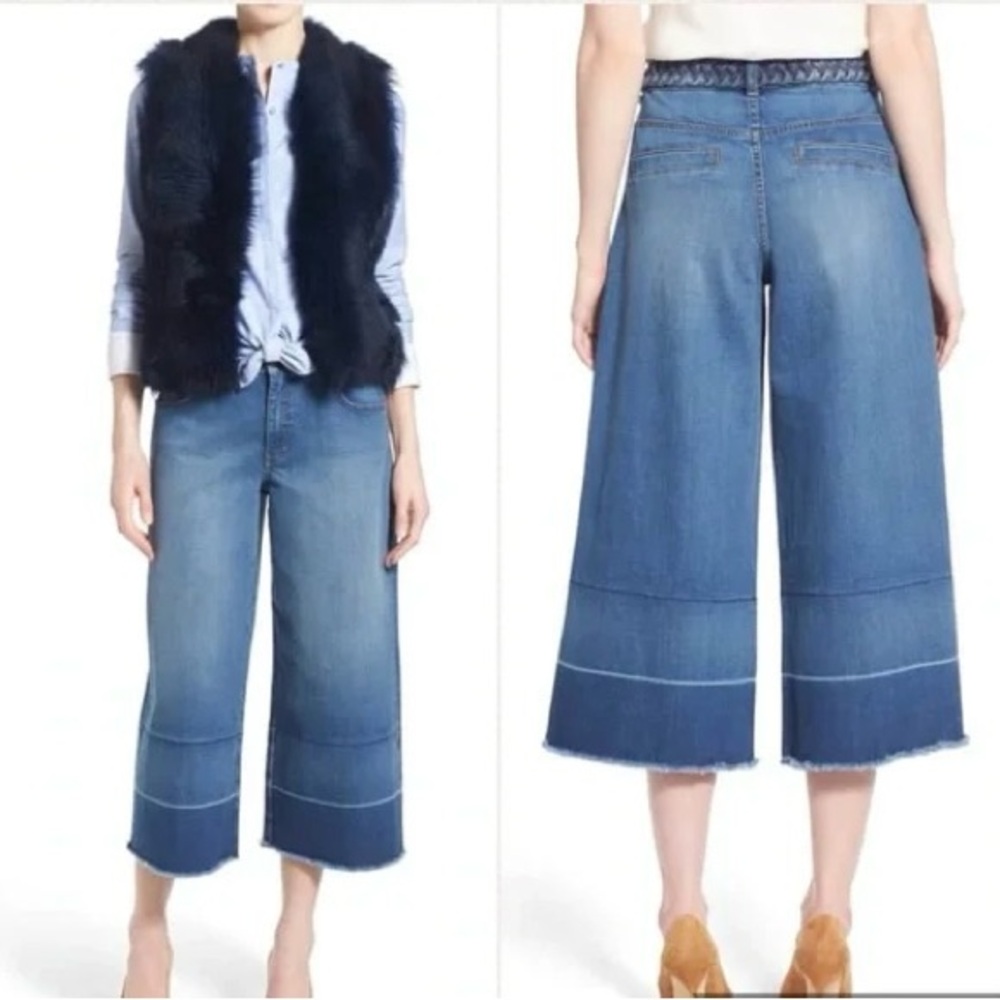 Olivia Palermo Chelsea‎ wide leg pants size 4